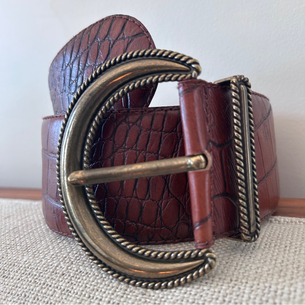 Vintage Liz Claiborne Wide Leather Belt